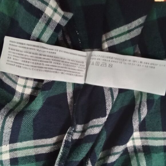 Flannel and Tee Combo Hollister Flannel Harry Potter Tee Size Men M Navy Green - Picture 6 of 10